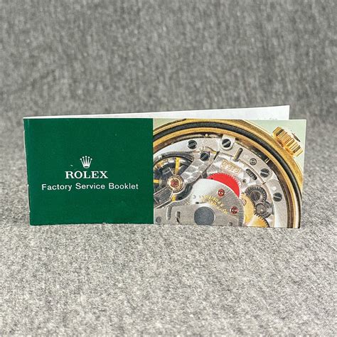 rolex factory service